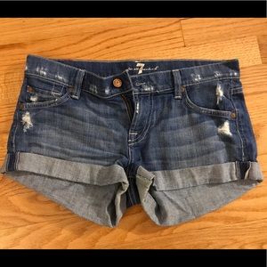 7 for all Mankind Jean Shorts